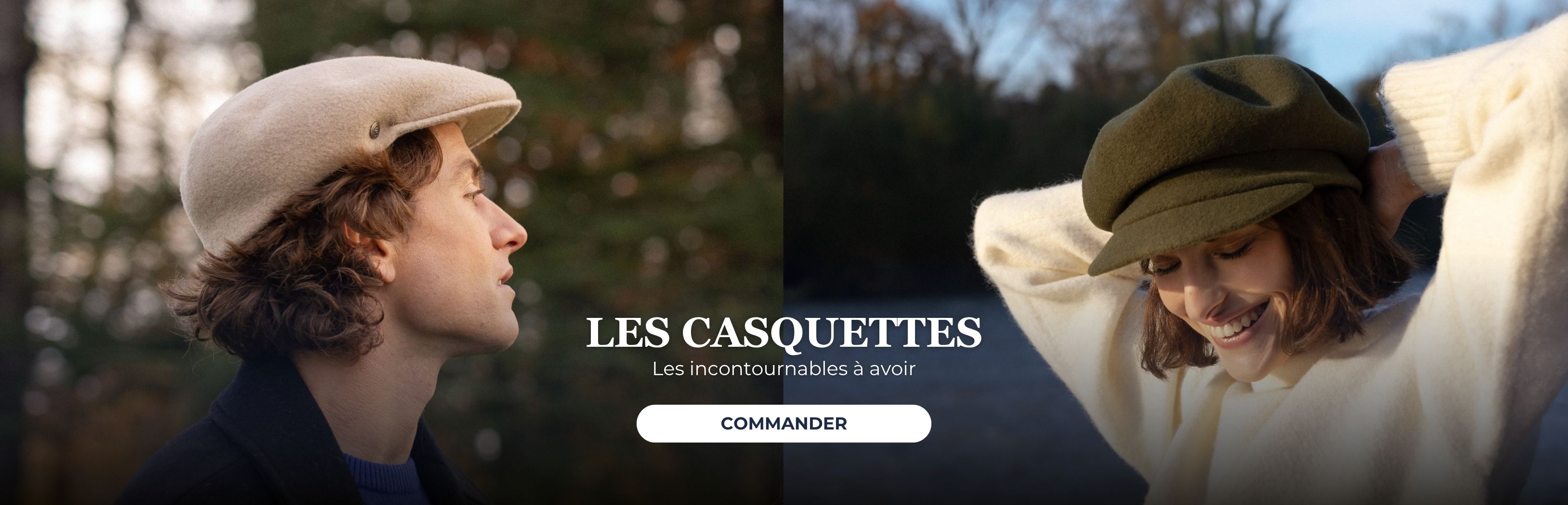 Les casquettes